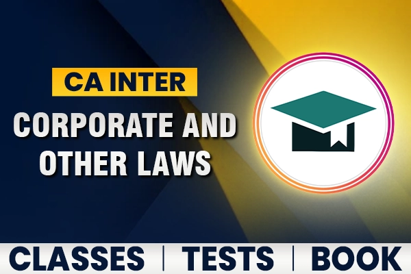 Ca Inter Law Online Classes Corporate And Laws Course Icai Scheme