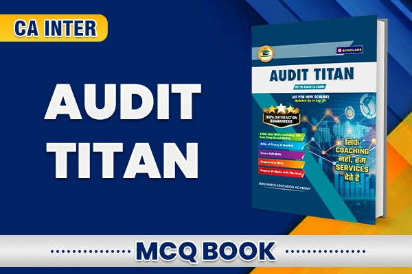 Audit Titan CA Inter Audit MCQ Book CA Inter Audit MCQ Practice