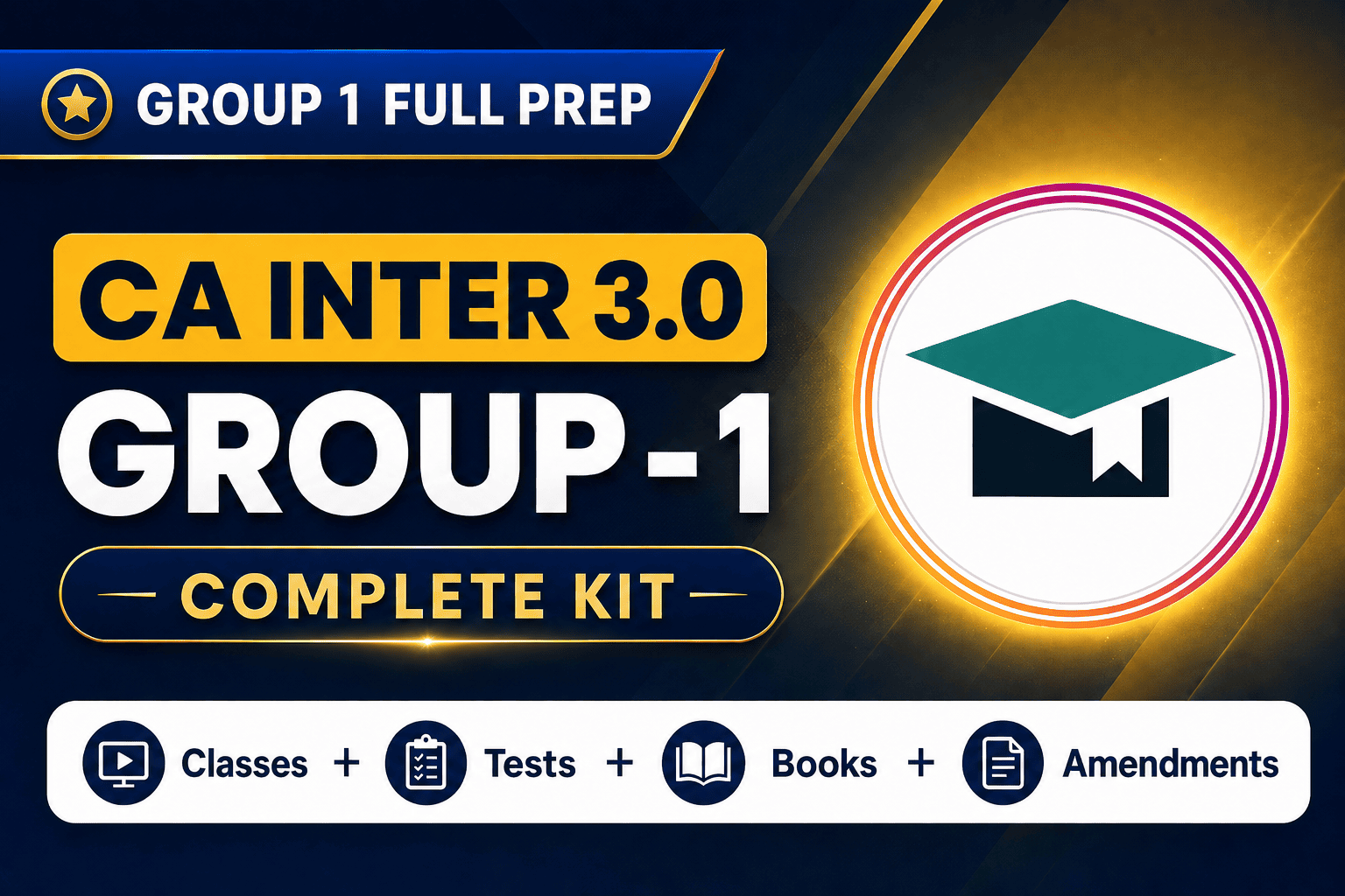 CA Inter Group 1 Classes | CA Inter Online Course